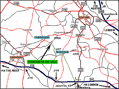 Map showing location of the EPIcentre