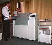 The Agfa SelectSet Avantra imagesetter