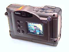 Konica Q-M100 Digital Camera back