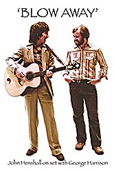 John Henshall on set with George Harrison