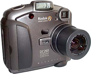 Kodak DC260 digital camera - front view